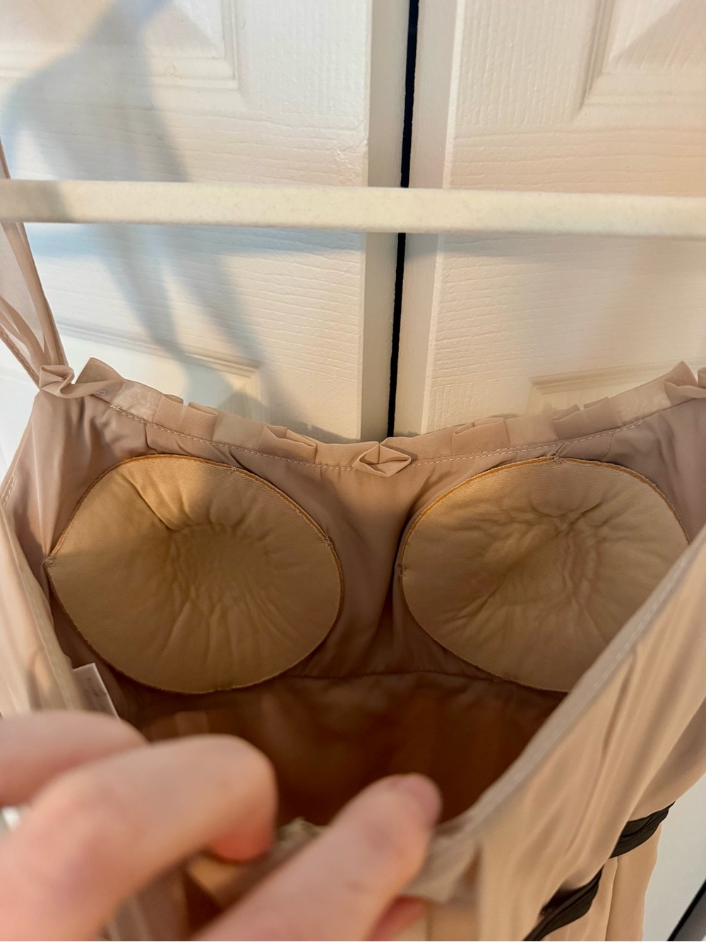 Vera Wang Blush Pink/Tan Maids Dress - Picture 4 of 5